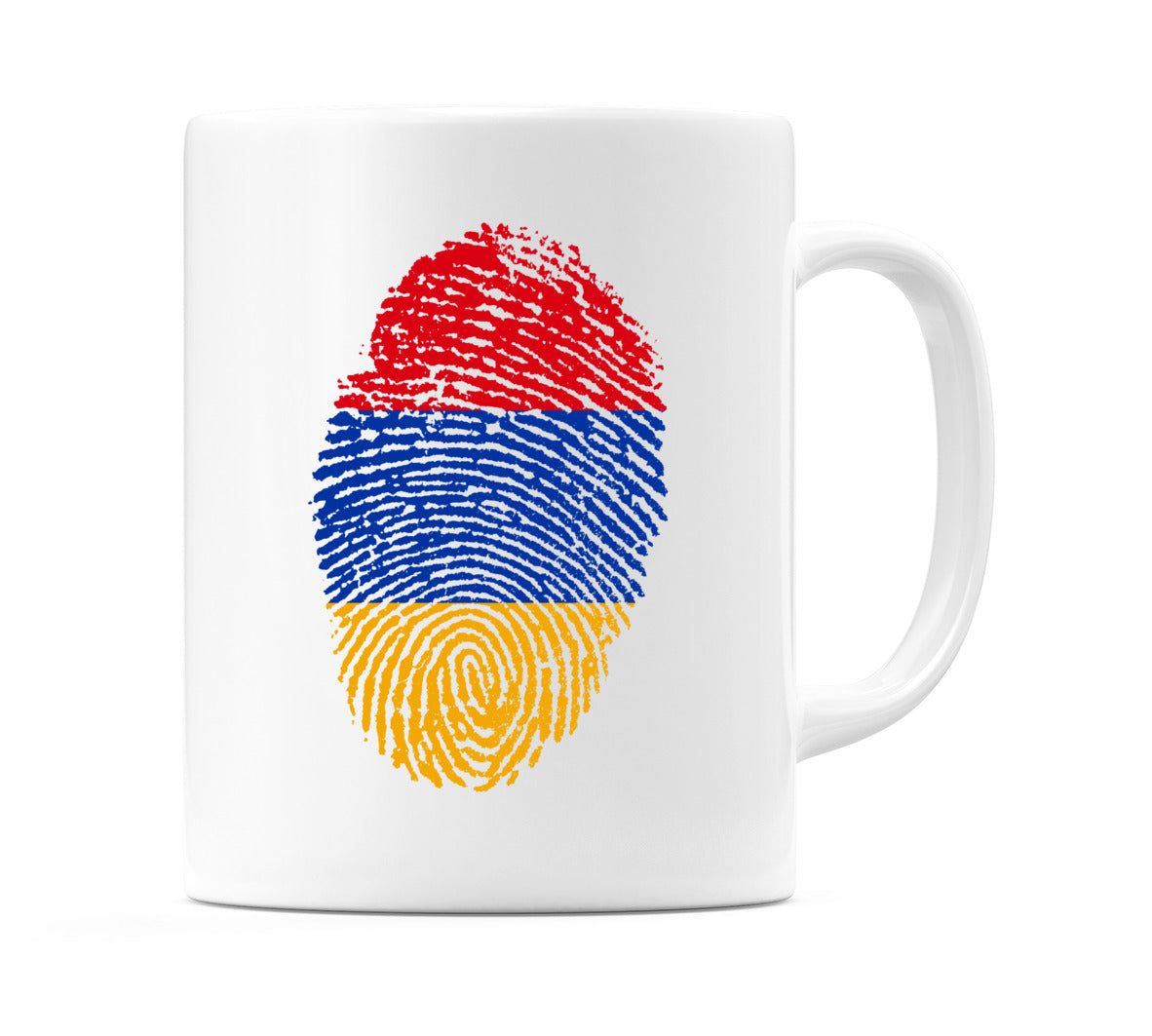 Armenia Finger Print Flag Mug