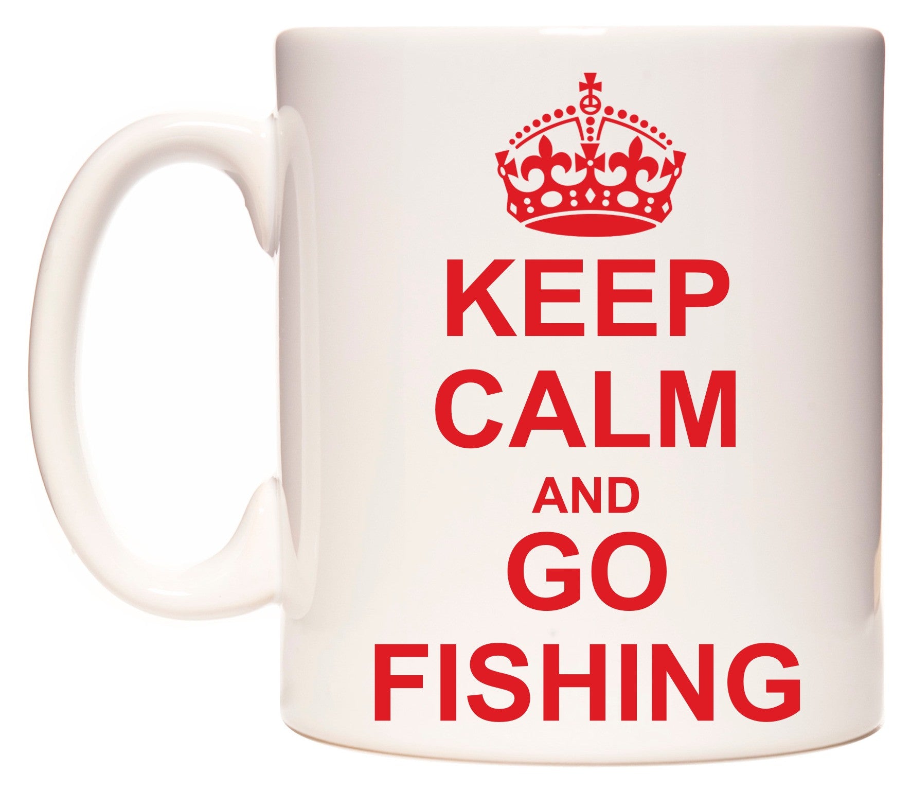 This mug features Keep Calm And Go Fishing