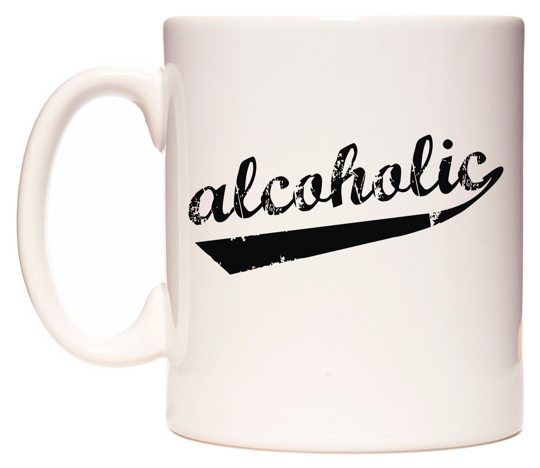 This mug features Alcoholic