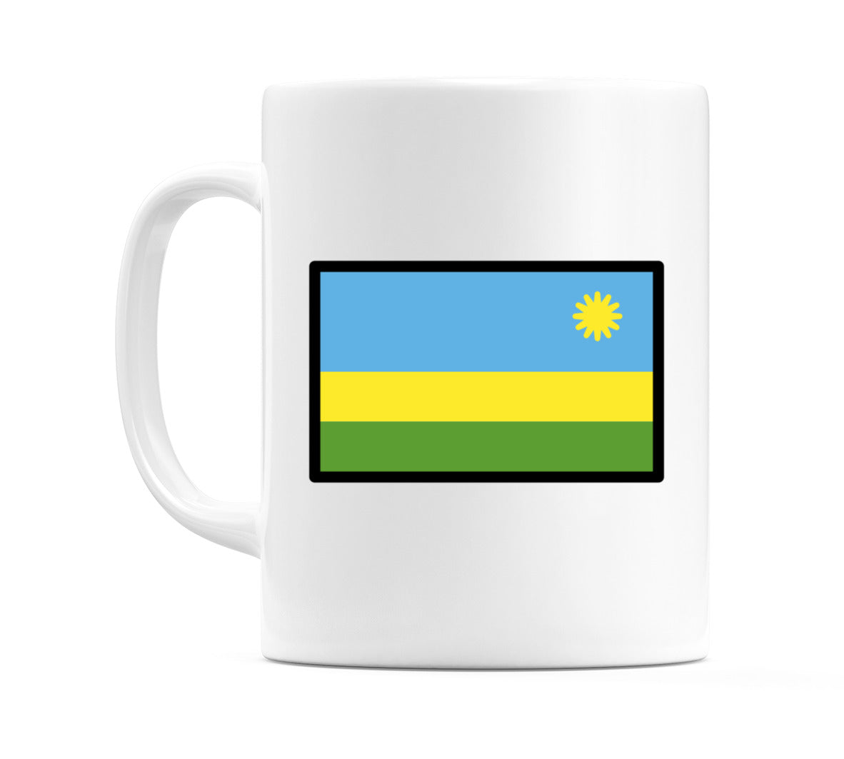 Rwanda Flag Emoji Mug