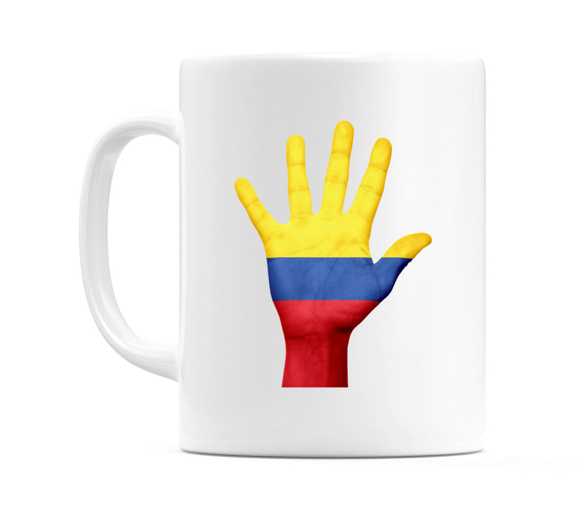 Colombia Hand Flag Mug