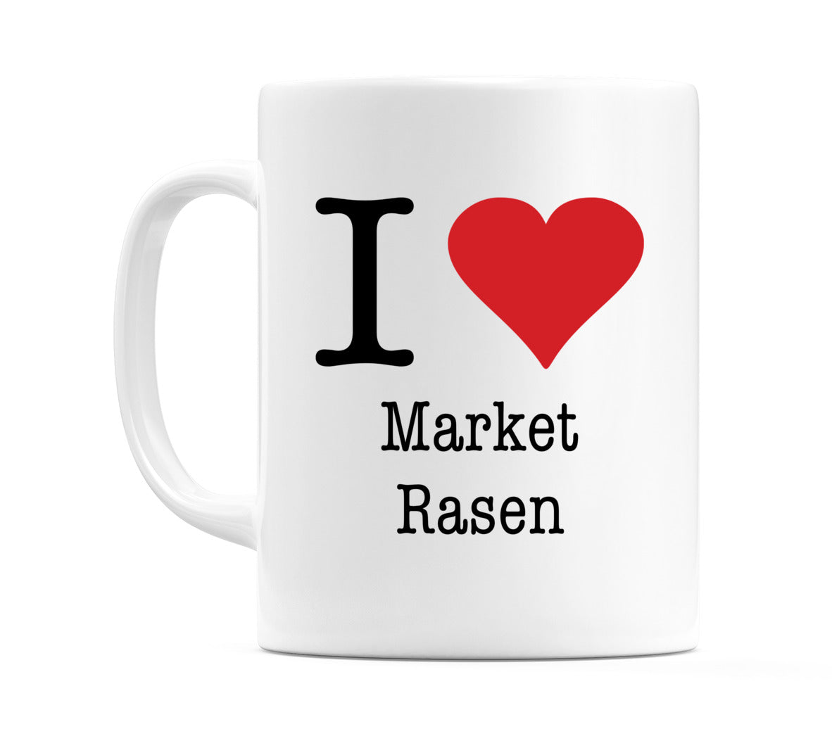 I Love Market Rasen Mug
