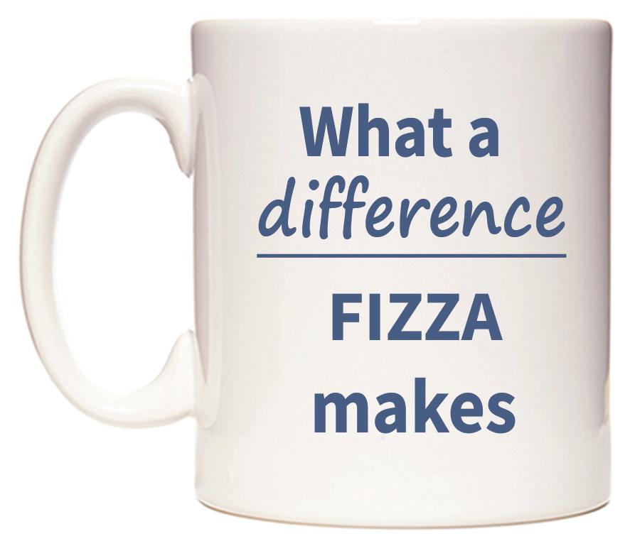 What a difference FIZZA makes Mug