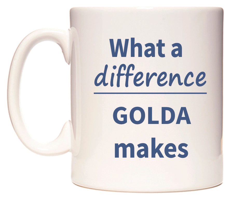 What a difference GOLDA makes Mug