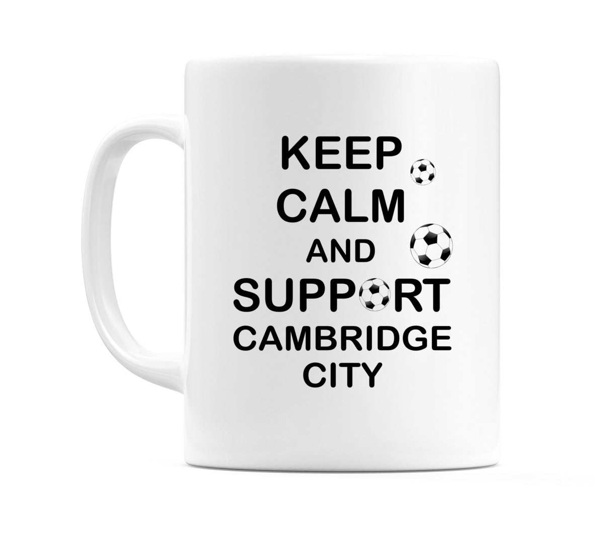 Keep Calm And Support Cambridge City Mug