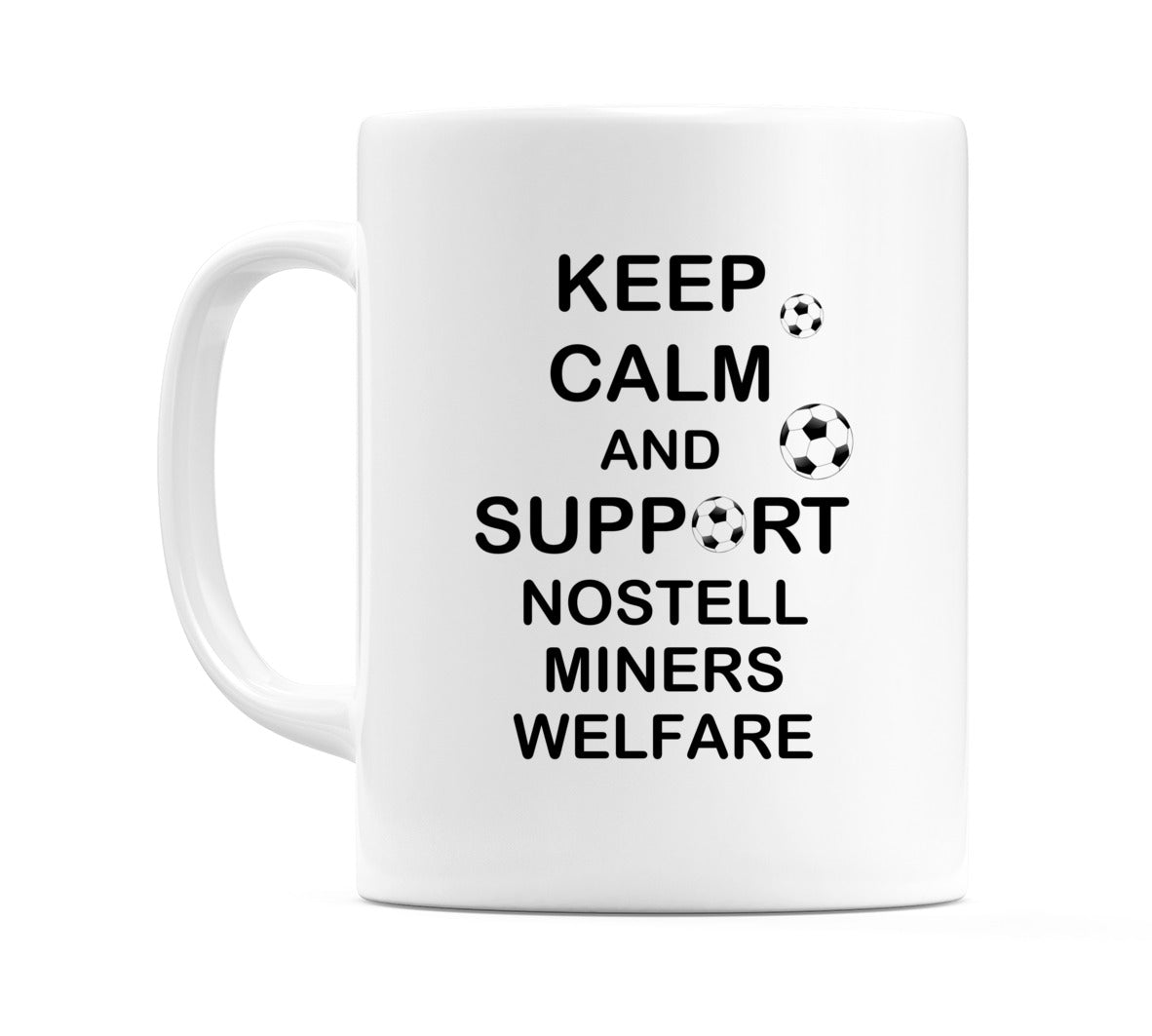 Keep Calm And Support Nostell Miners Welfare Mug