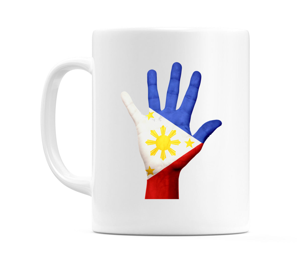 Philippines Hand Flag Mug