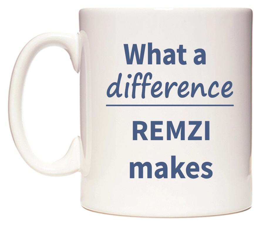 What a difference REMZI makes Mug