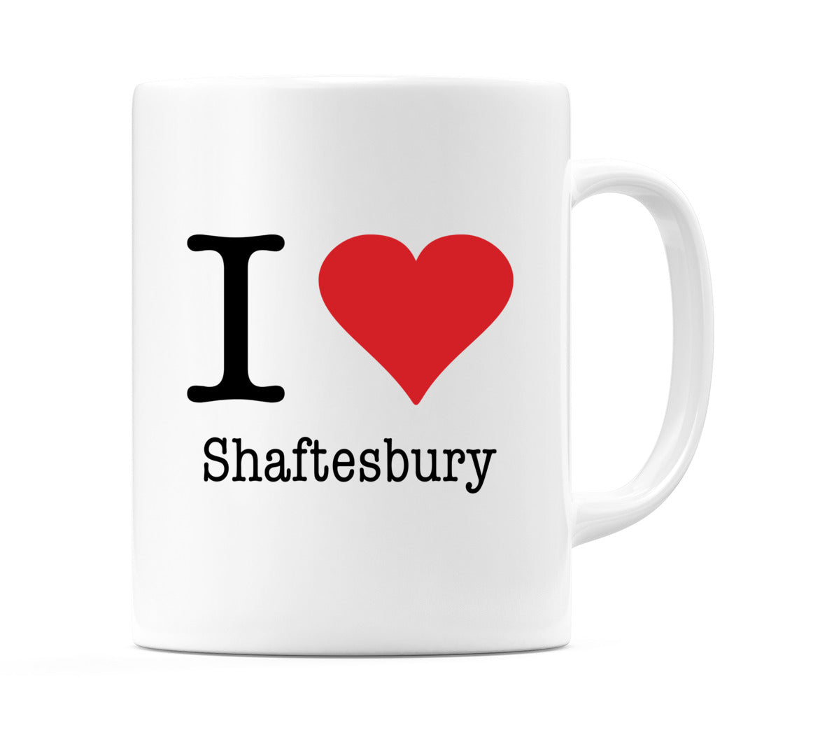 I Love Shaftesbury Mug