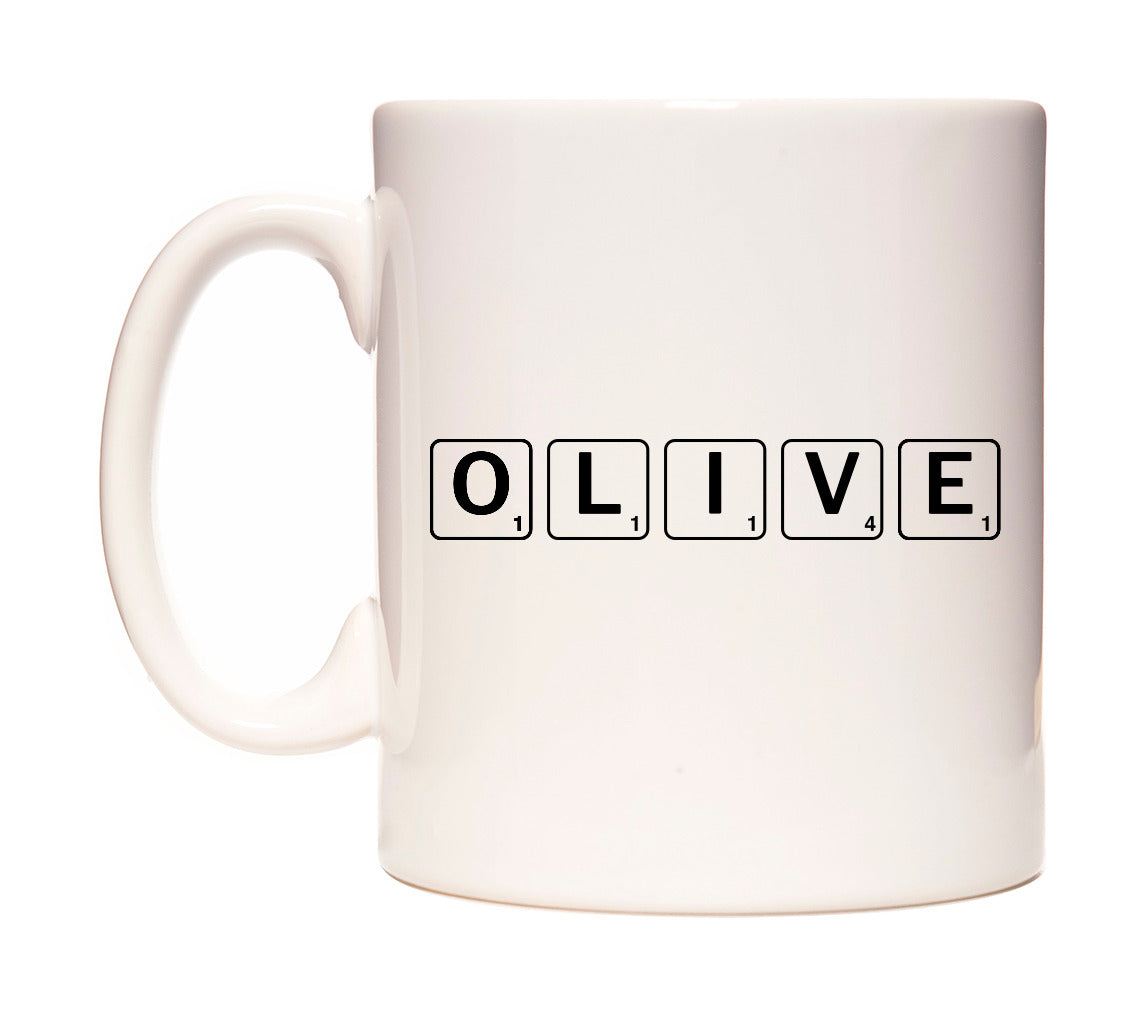 Olive - Scrabble Themed Mug
