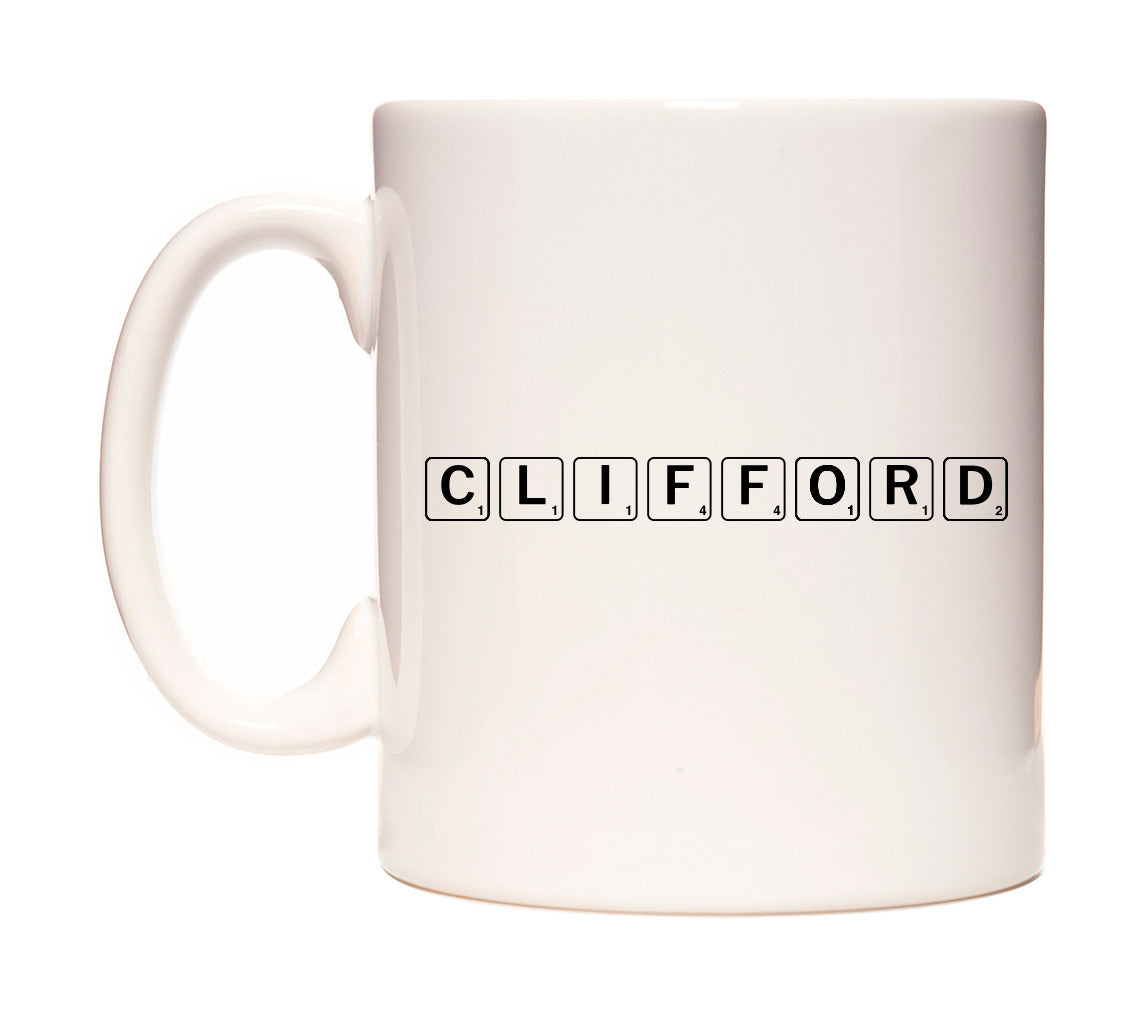 Clifford - Scrabble Themed Mug