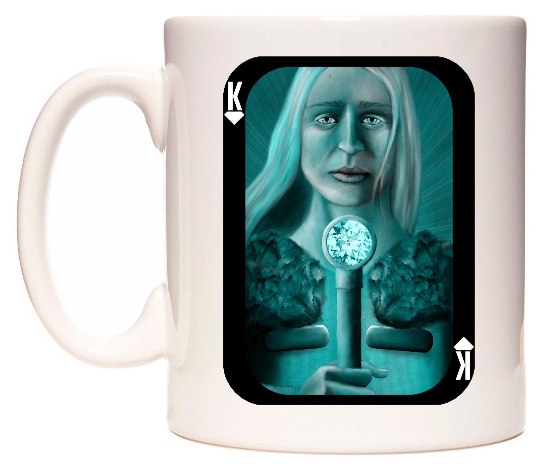 This mug features King of Diamond