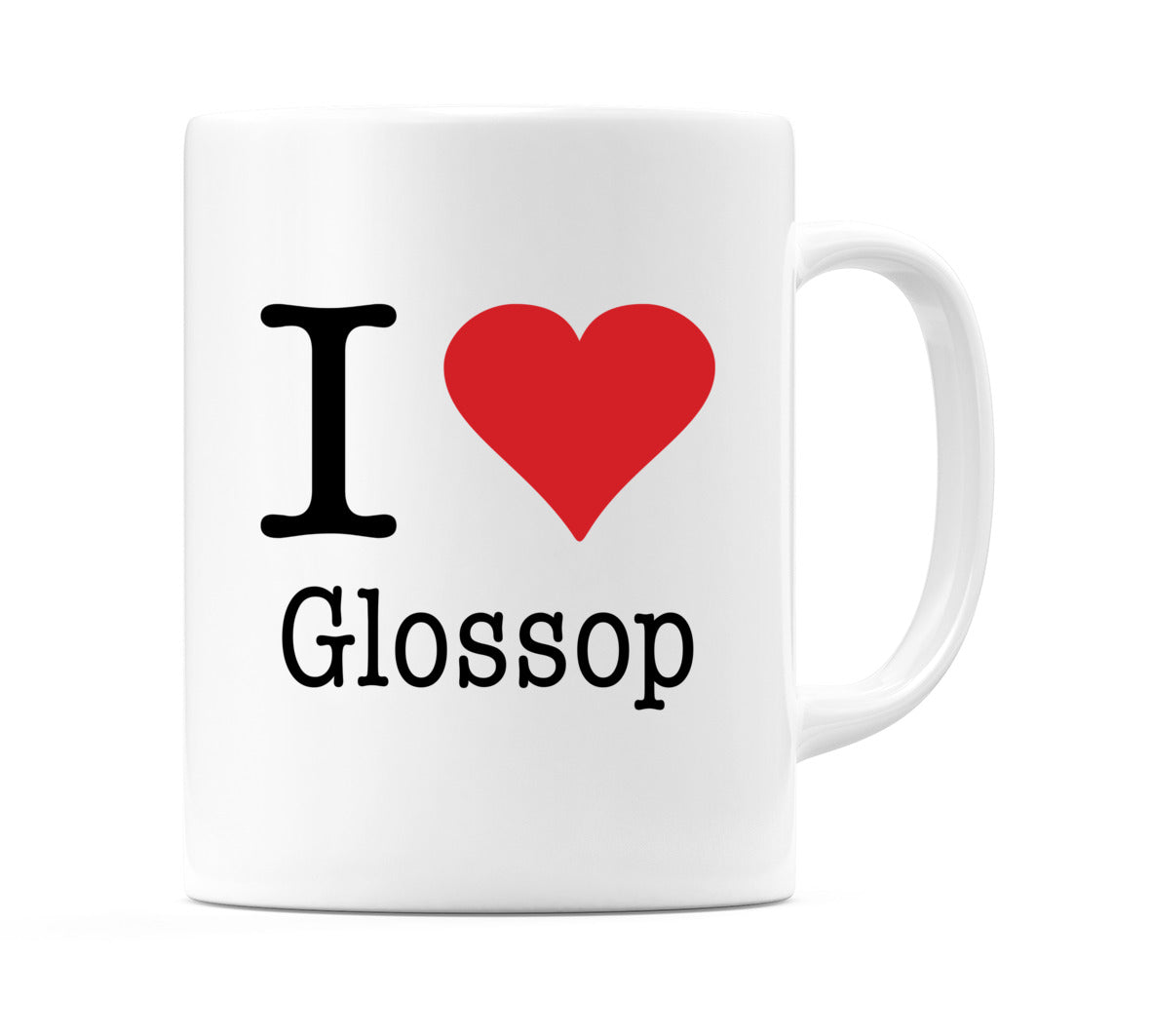 I Love Glossop Mug