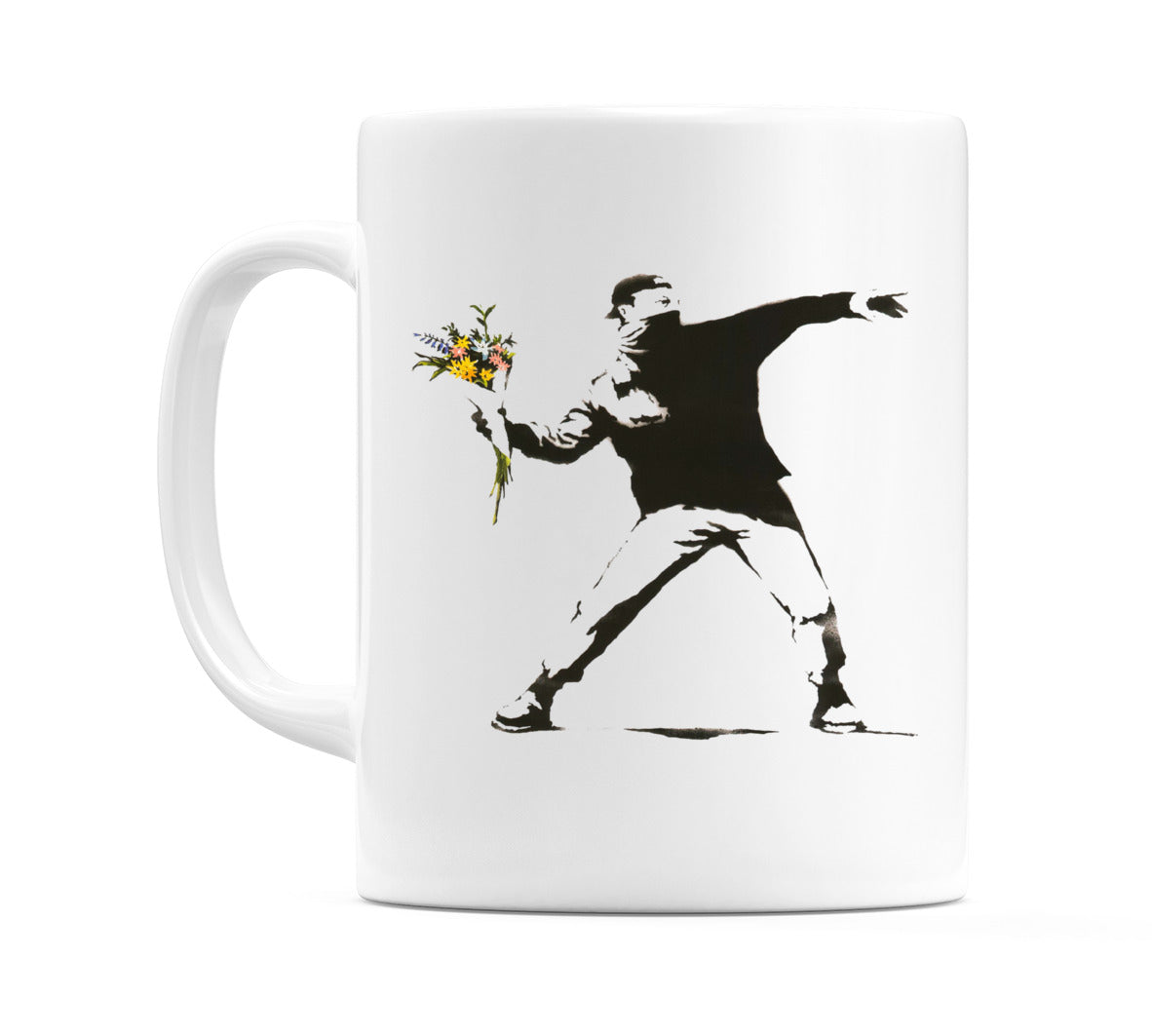 Flower Thrower (Banksy Inspired) Mug