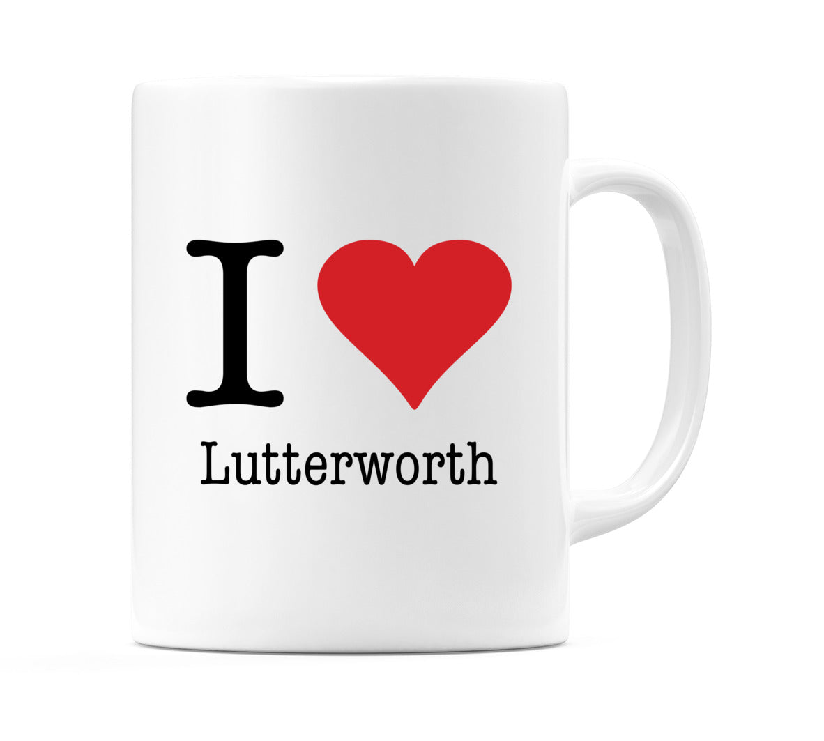 I Love Lutterworth Mug