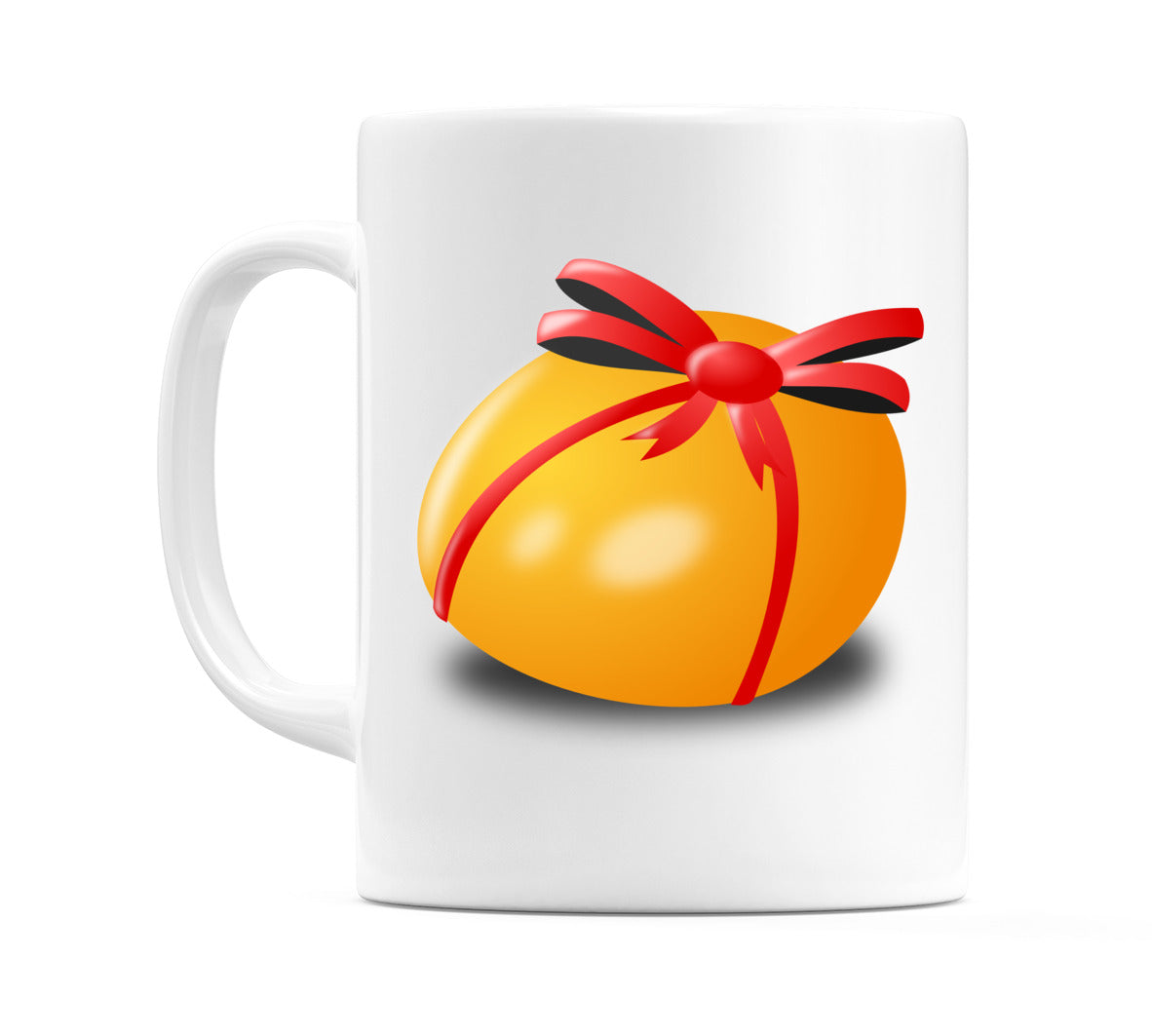 Yellow Easter Egg (With Red Ribbon) Mug
