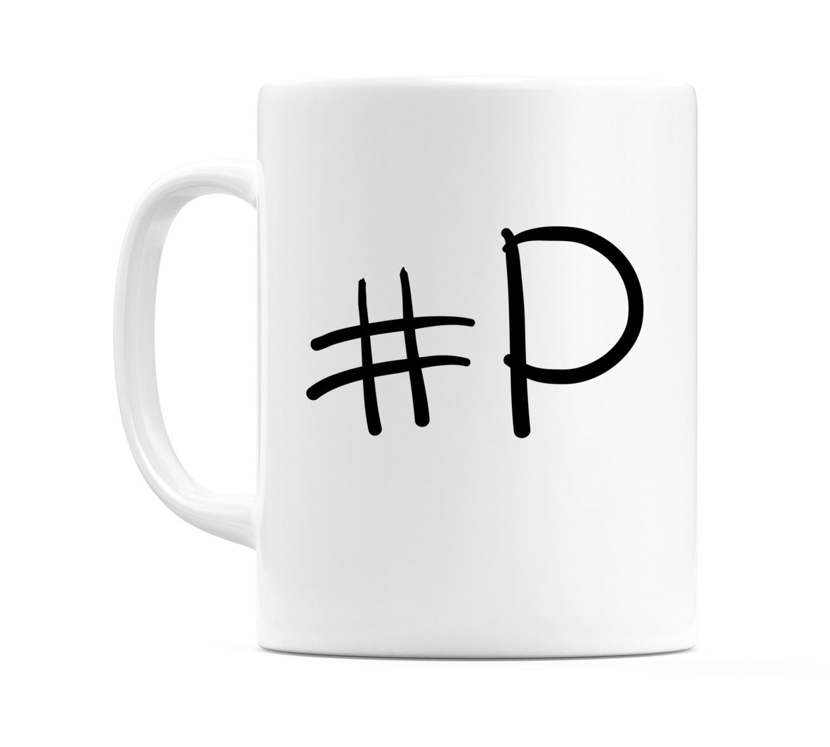 #P Mug