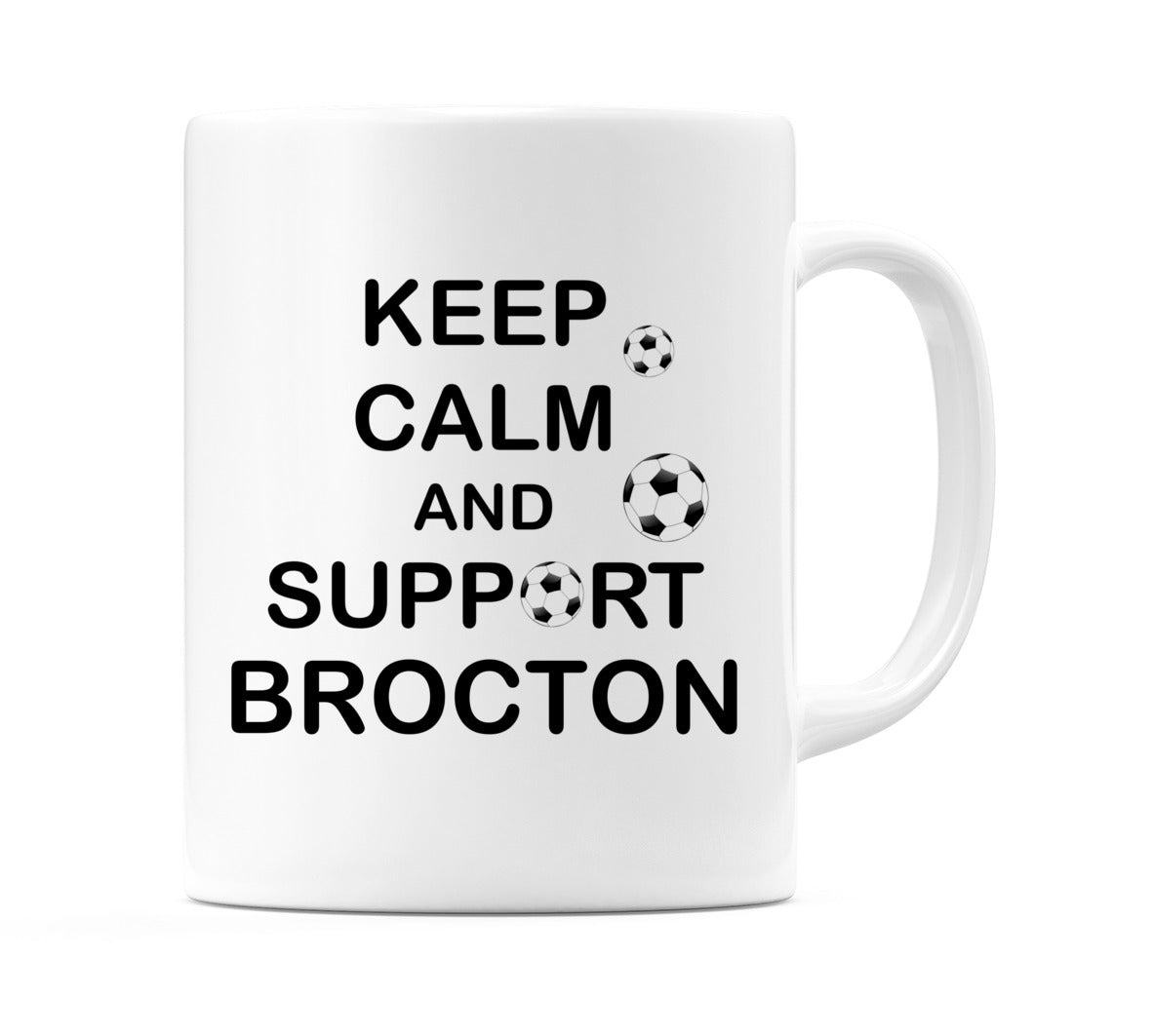 Keep Calm And Support Brocton Mug