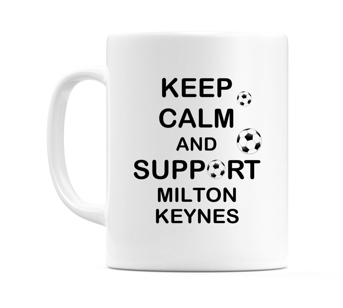 Keep Calm And Support Milton Keynes Mug
