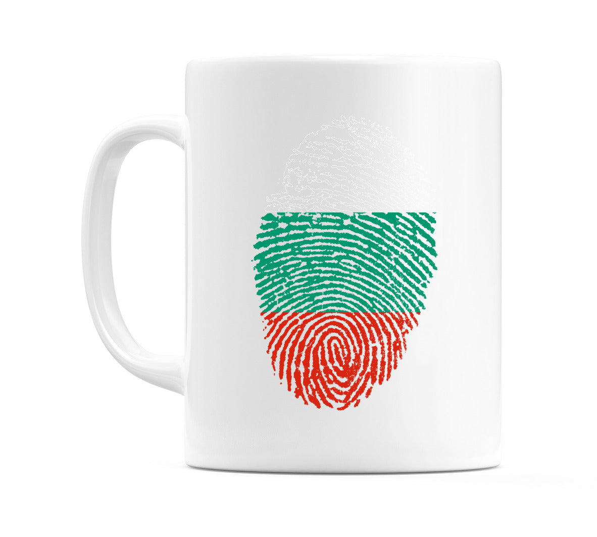 Bulgaria Finger Print Flag Mug