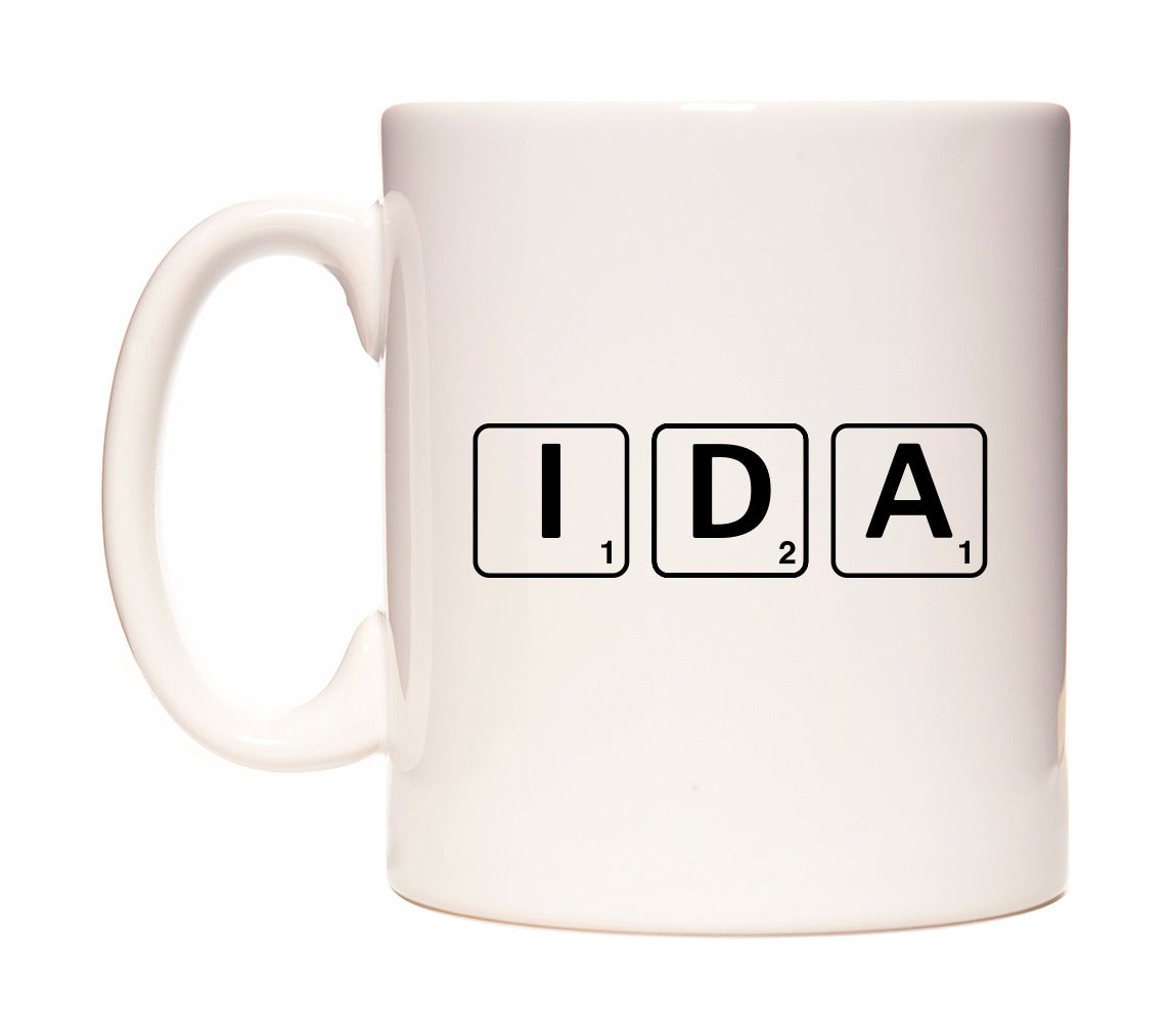 Ida - Scrabble Themed Mug