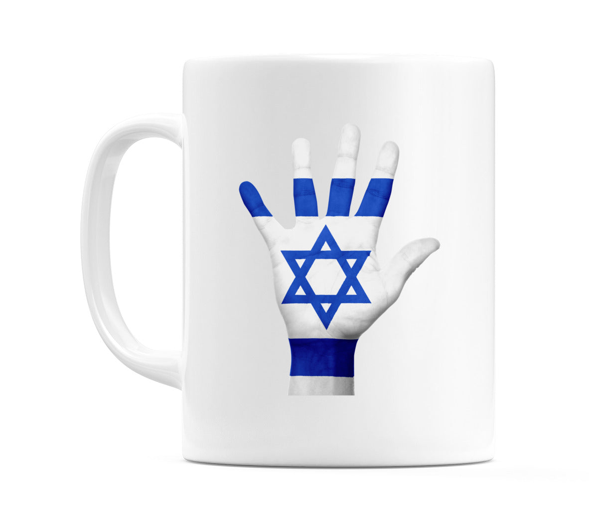 Israel Hand Flag Mug