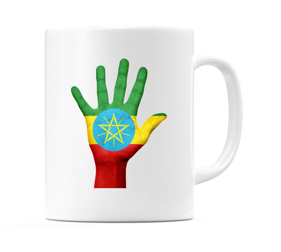 Ethiopia Hand Flag Mug