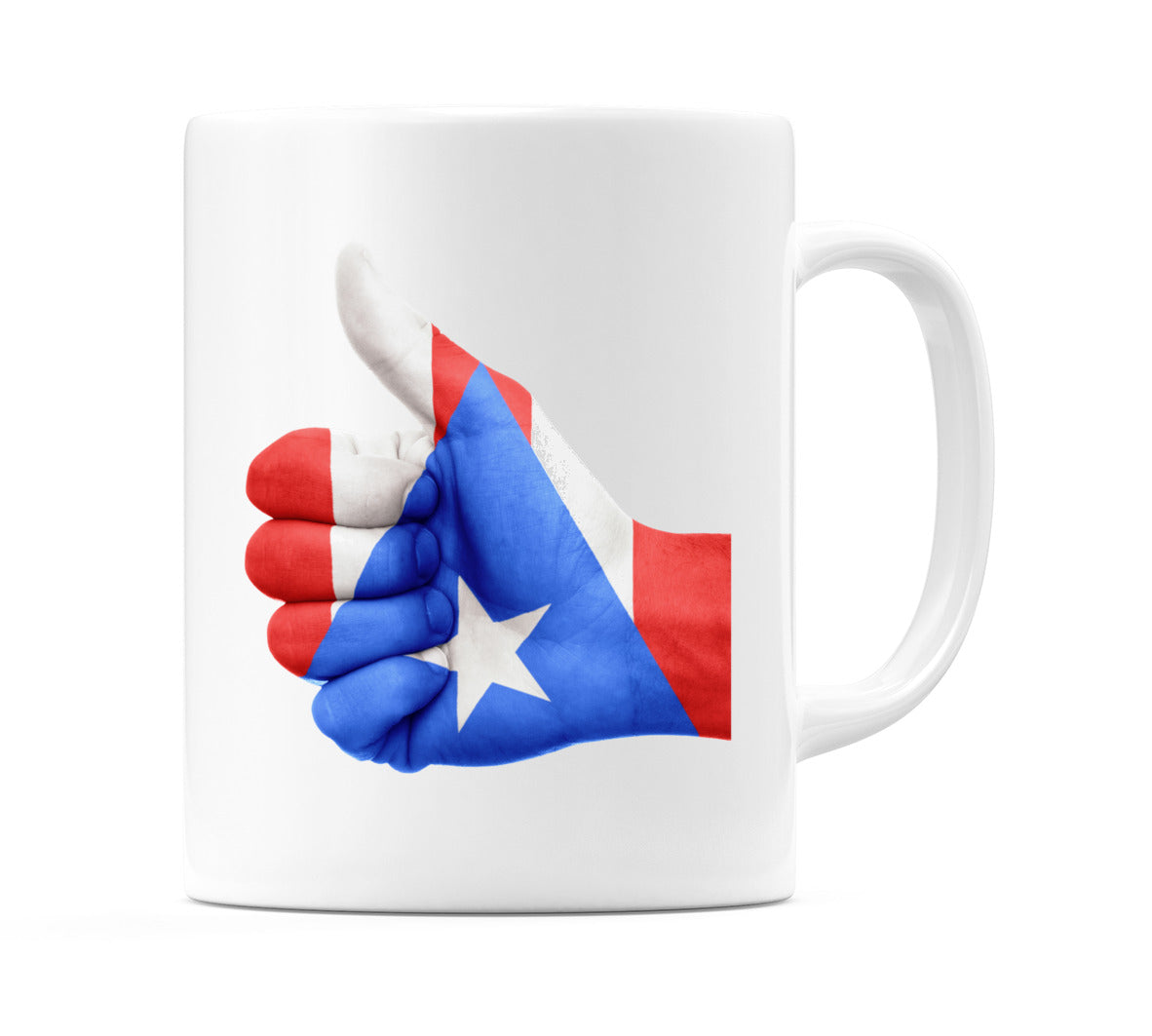 Puerto Rico Thumbs up Flag Mug