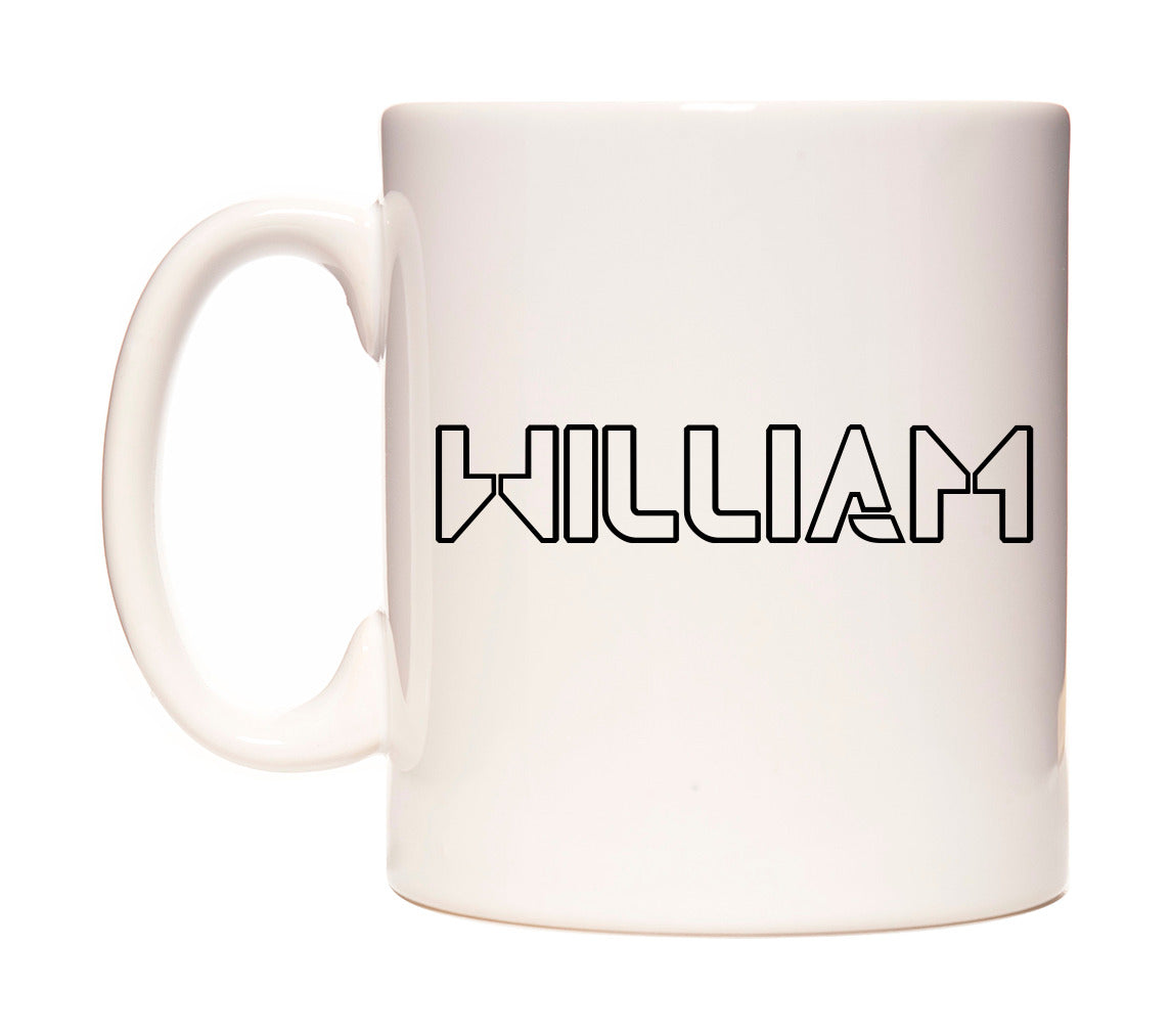 William - Tron Themed Mug