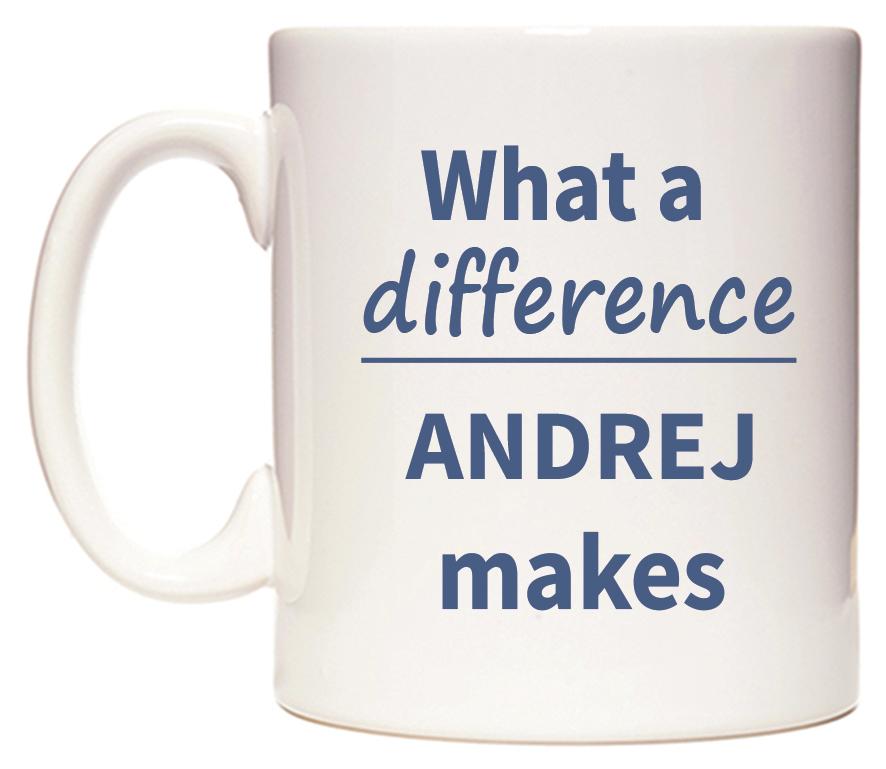 What a difference ANDREJ makes Mug