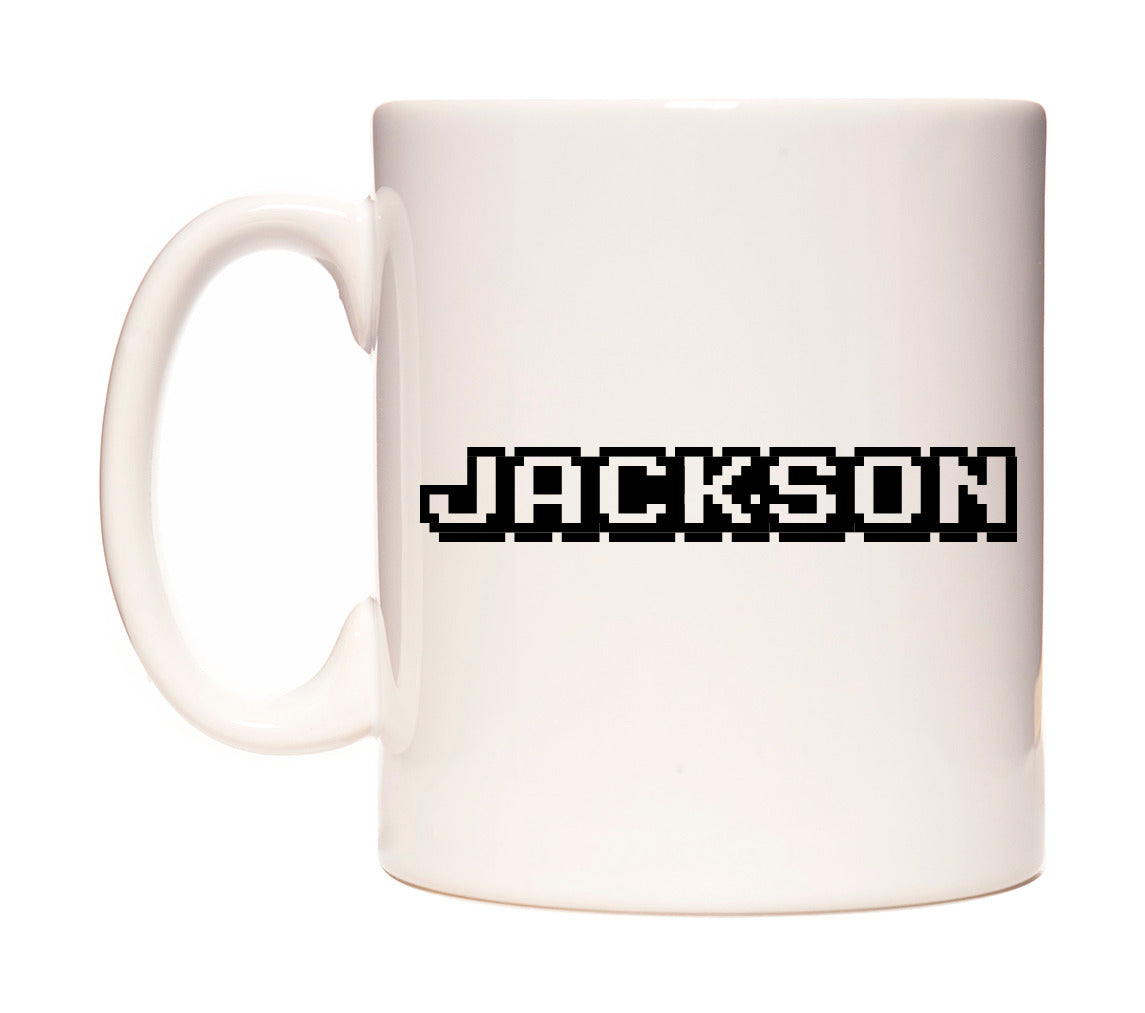 Jackson - Arcade Themed Mug
