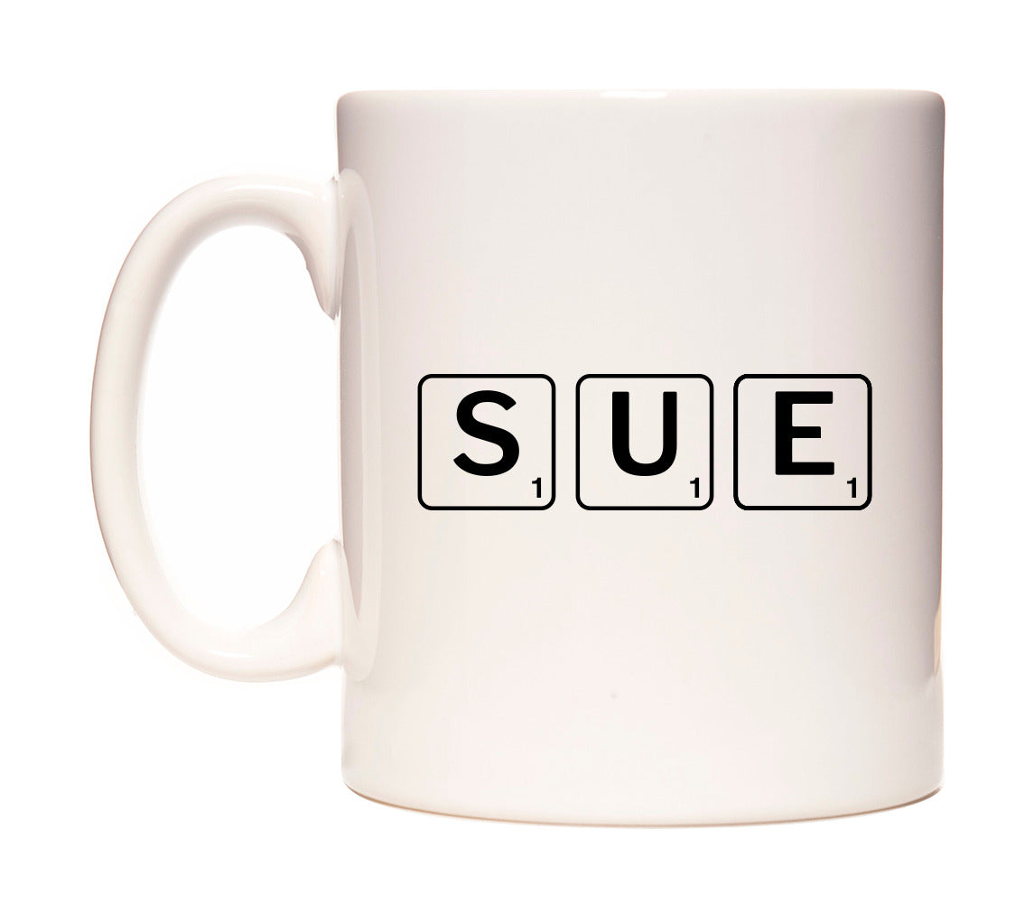 Sue - Scrabble Themed Mug