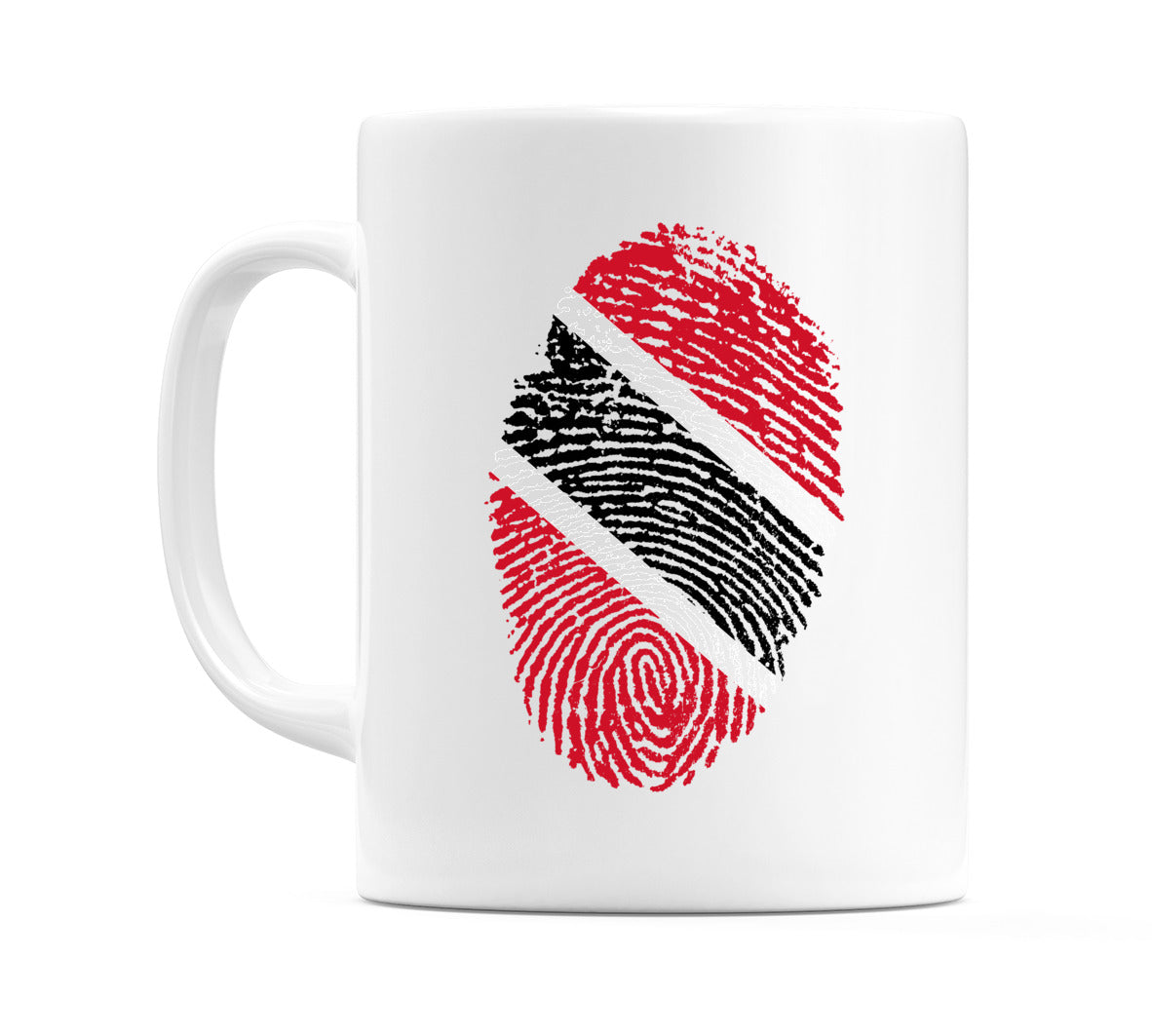 Trinidad and Tobago Finger Print Flag Mug