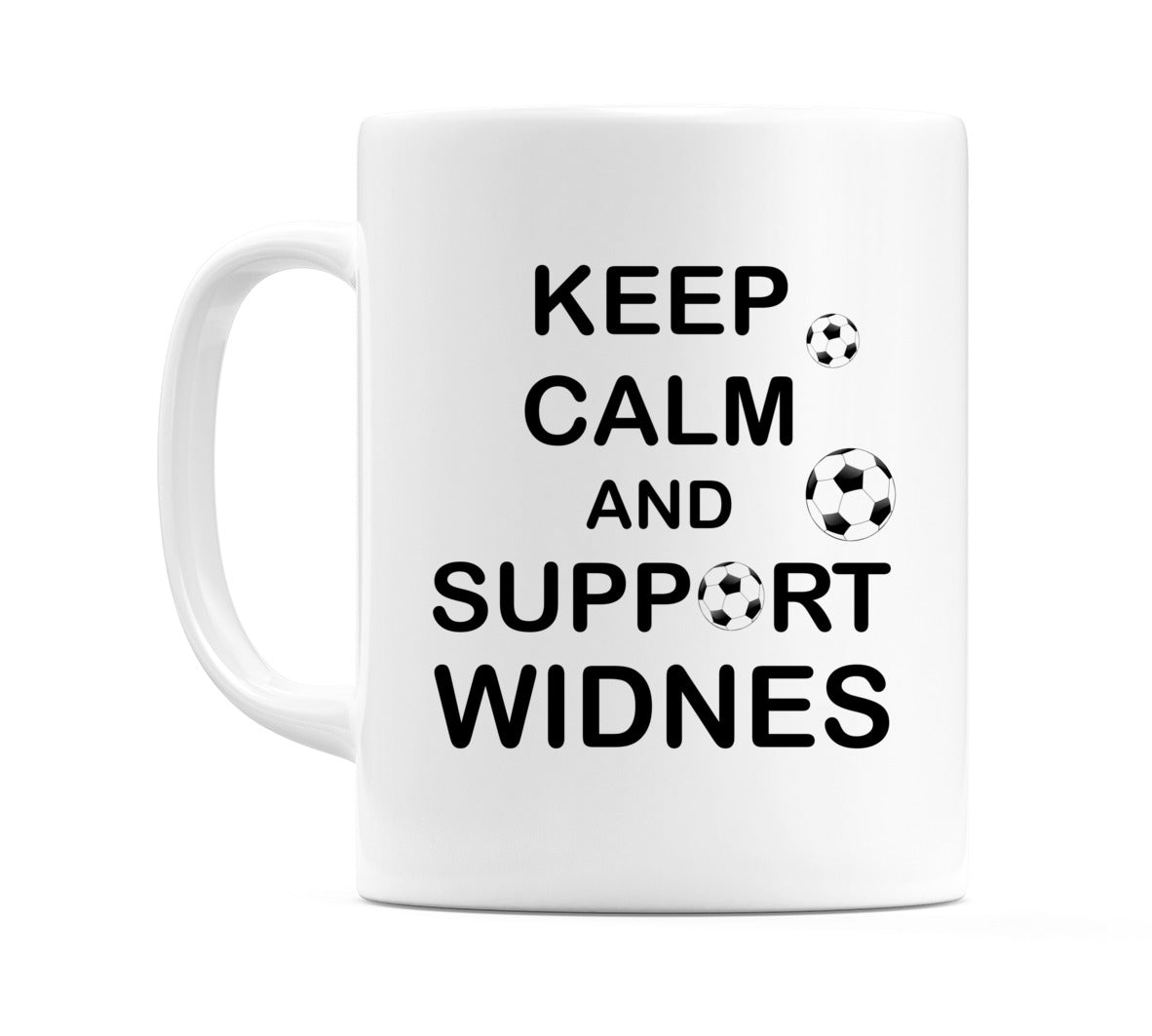 Keep Calm And Support Widnes Mug