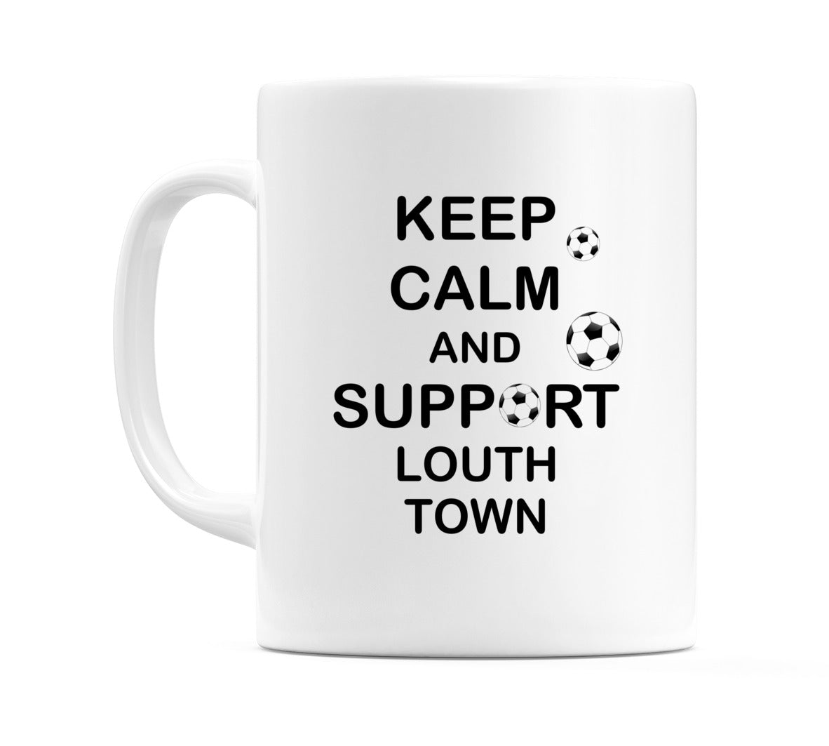 Keep Calm And Support Louth Town Mug