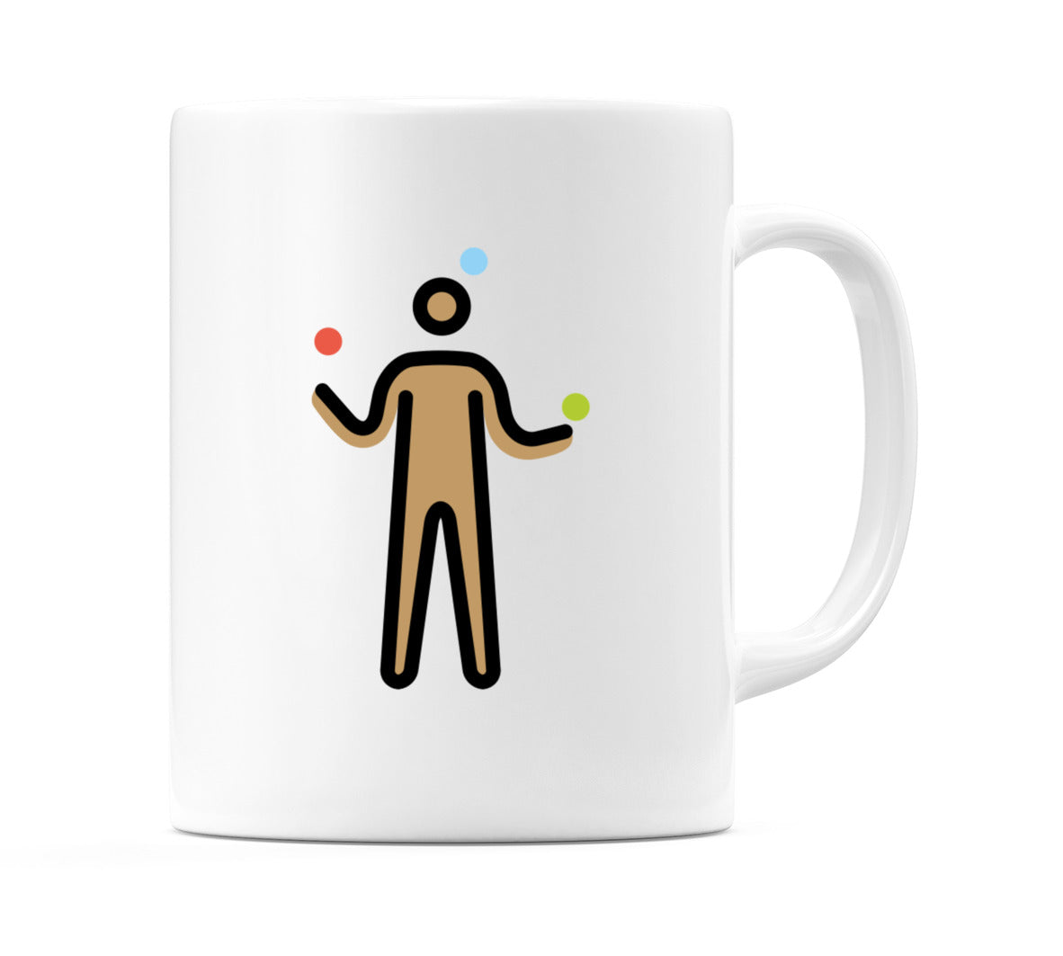 Male Juggling: Medium Skin Tone Emoji Mug