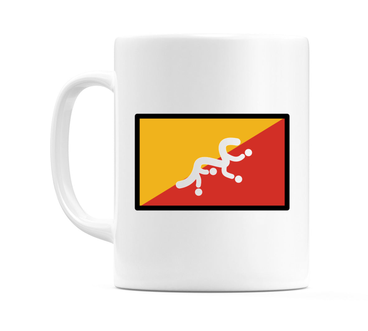 Bhutan Flag Emoji Mug