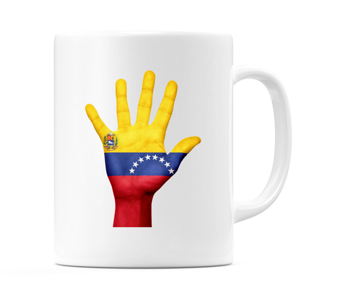 Venezuela Hand Flag Mug