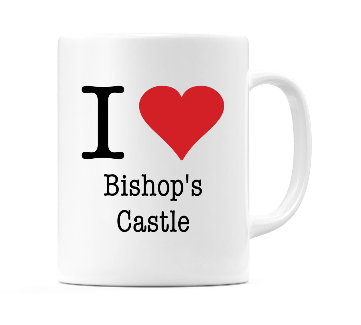 I Love Bishop's Castle Mug