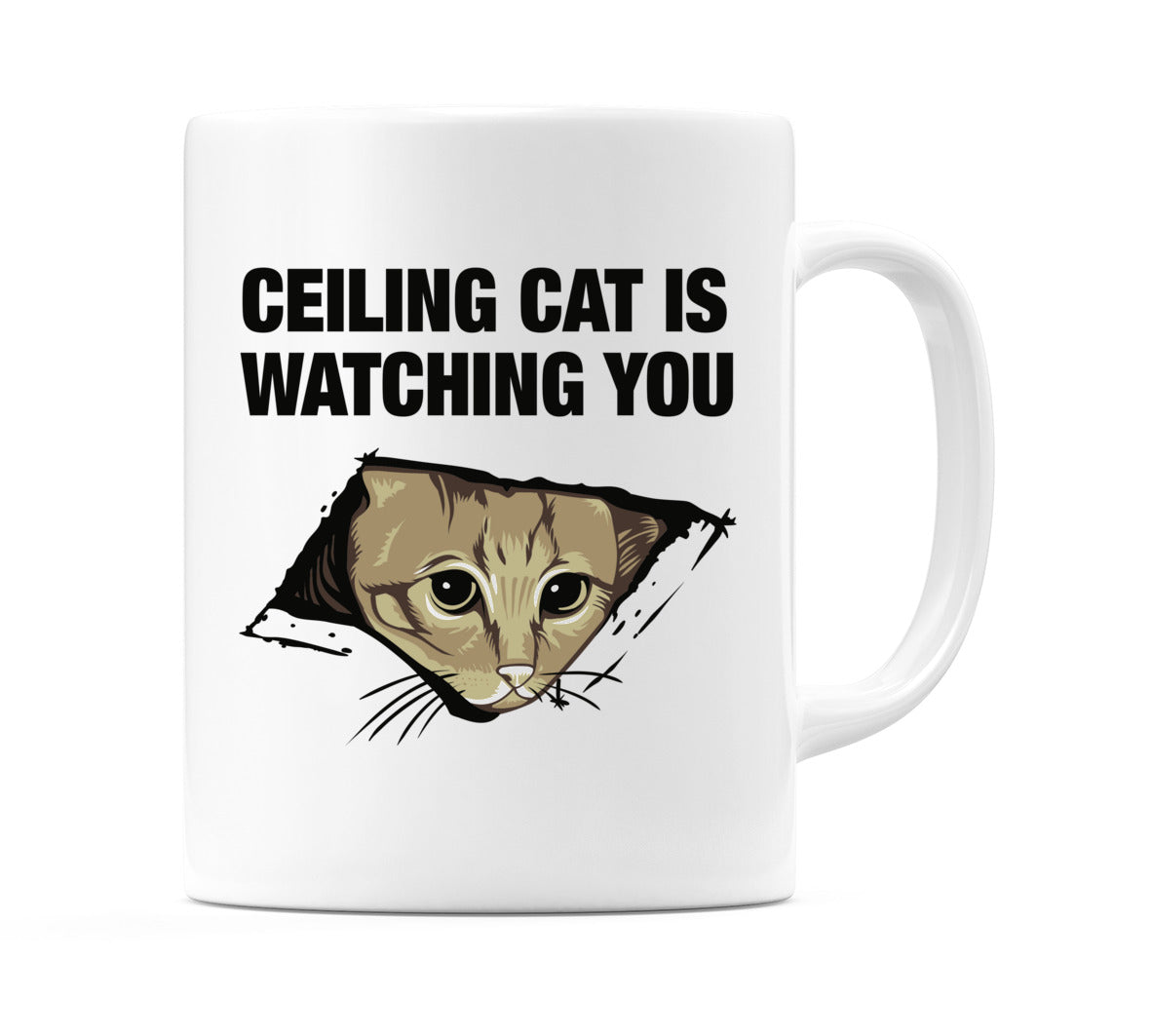 Ceiling Cat Is Watching You Mug