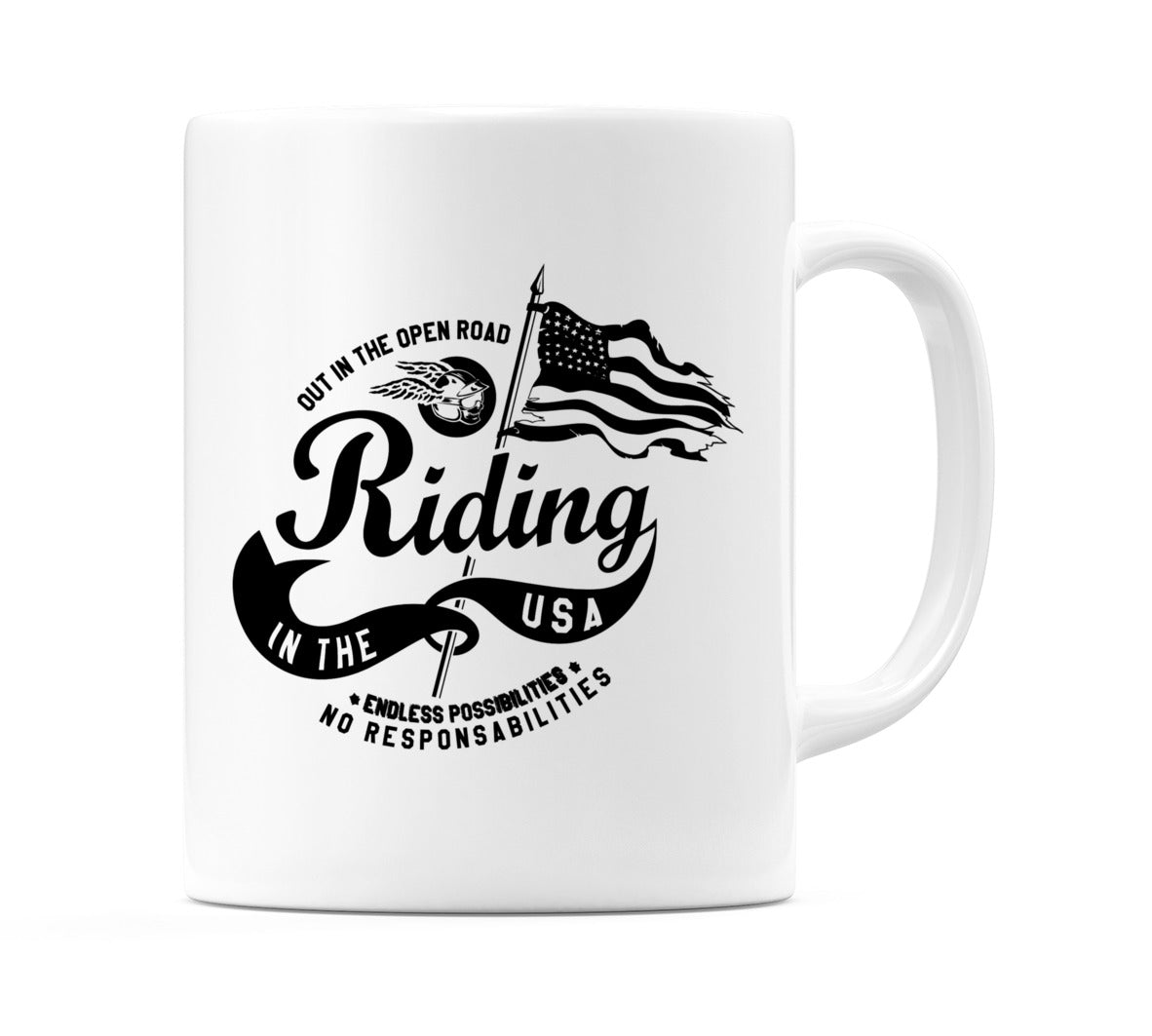 Riding in the USA Mug