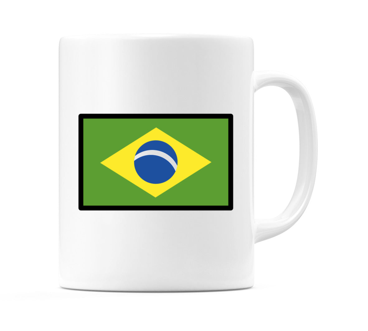 Brazil Flag Emoji Mug