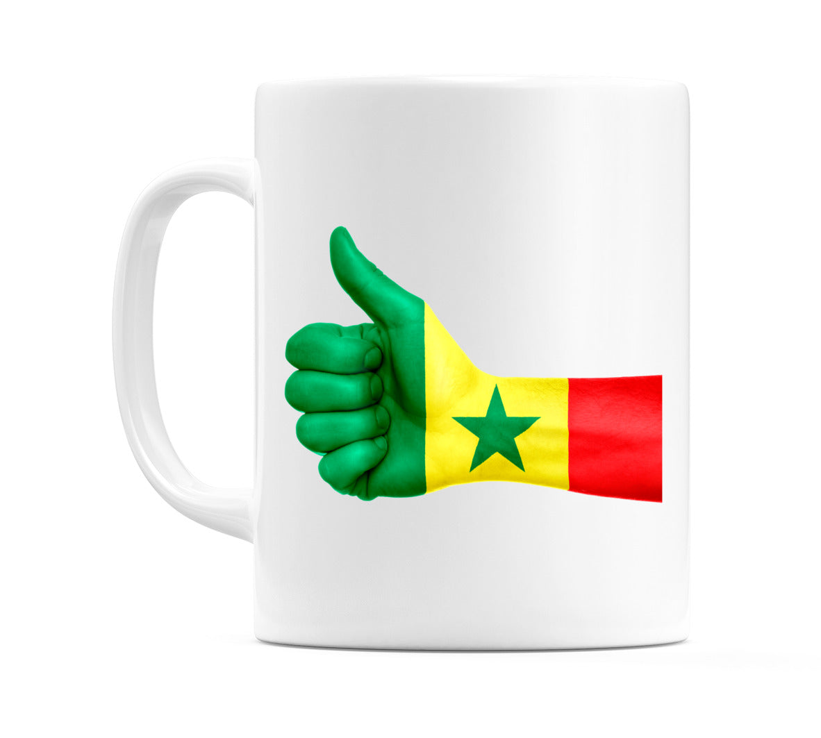 Senegal Thumbs up Flag Mug