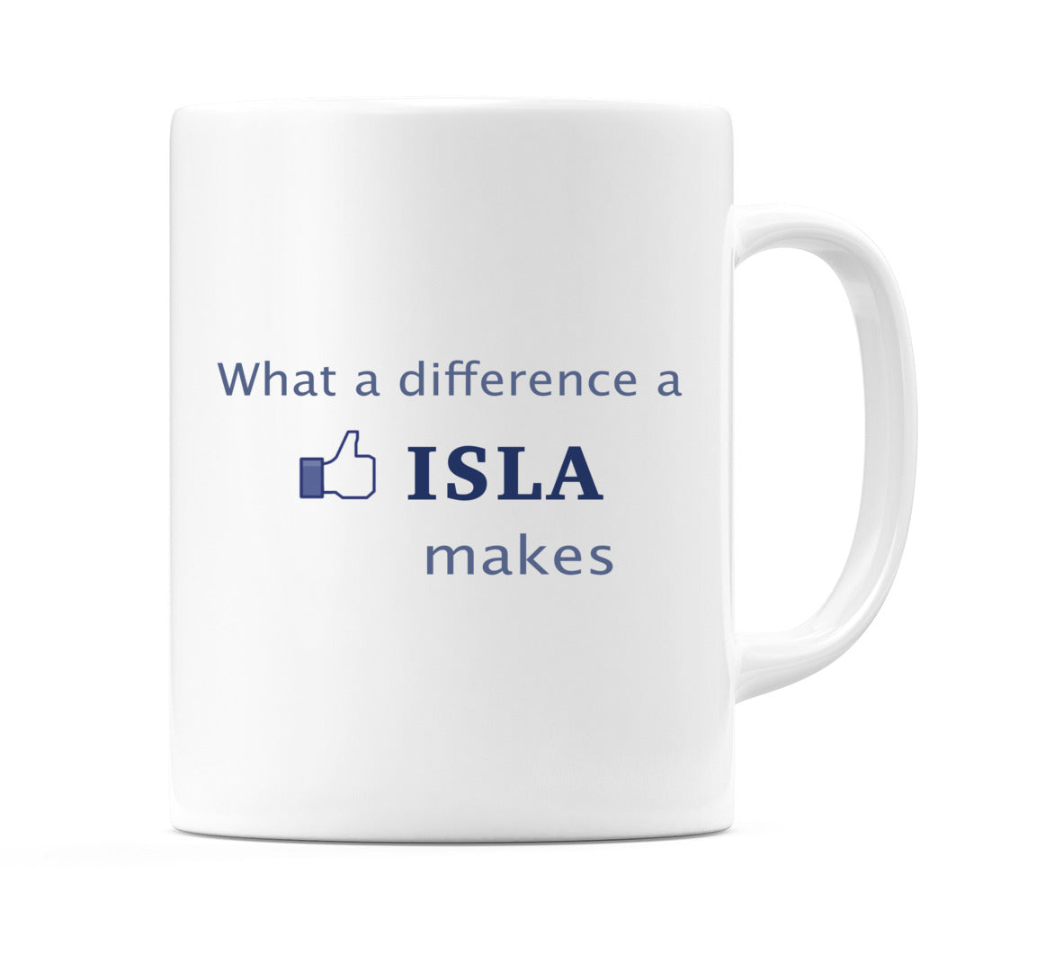 What A Difference A Isla Makes Mug