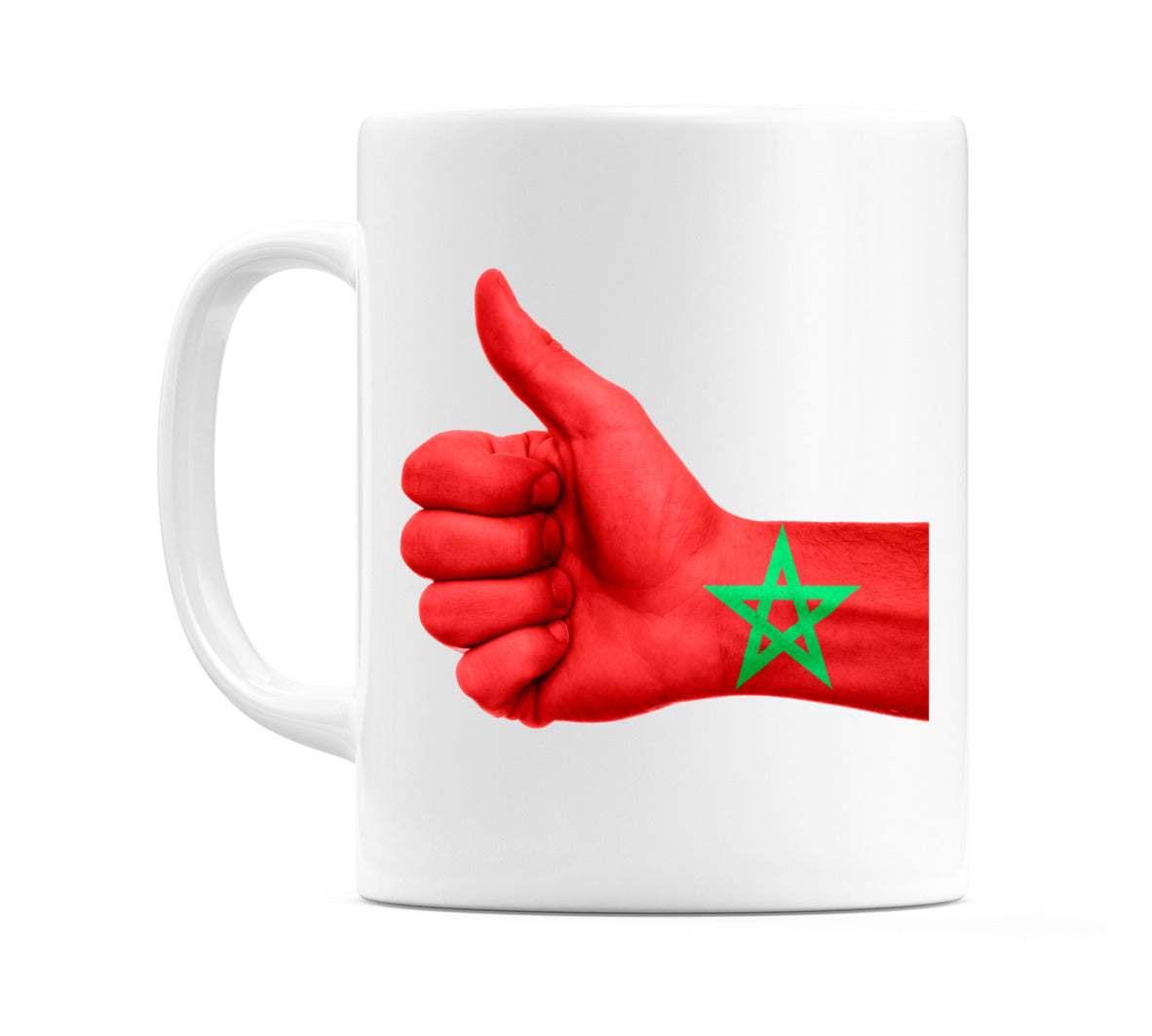 Morocco Thumbs up Flag Mug