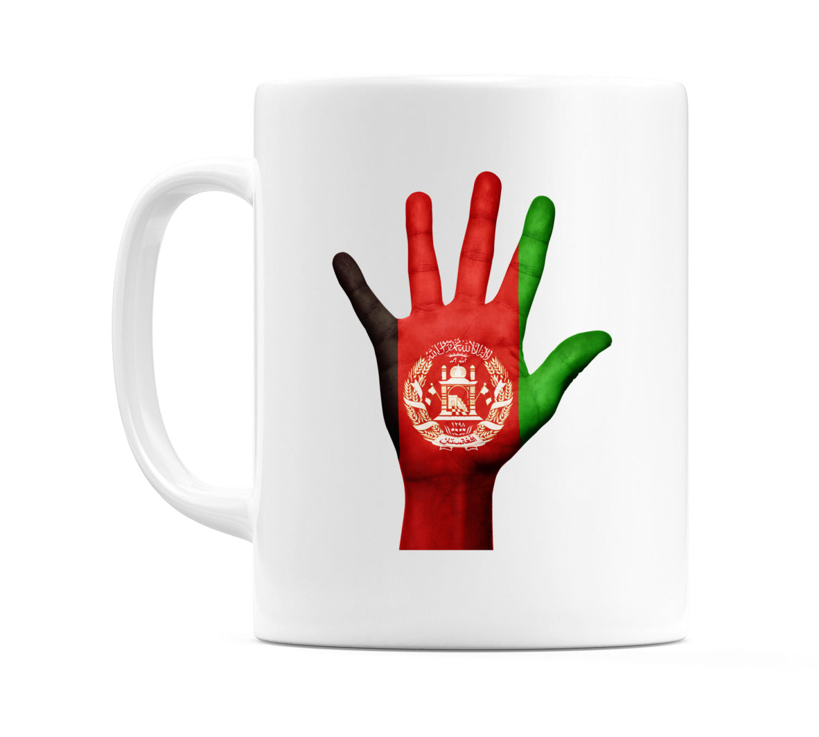 Afghanistan Hand Flag Mug