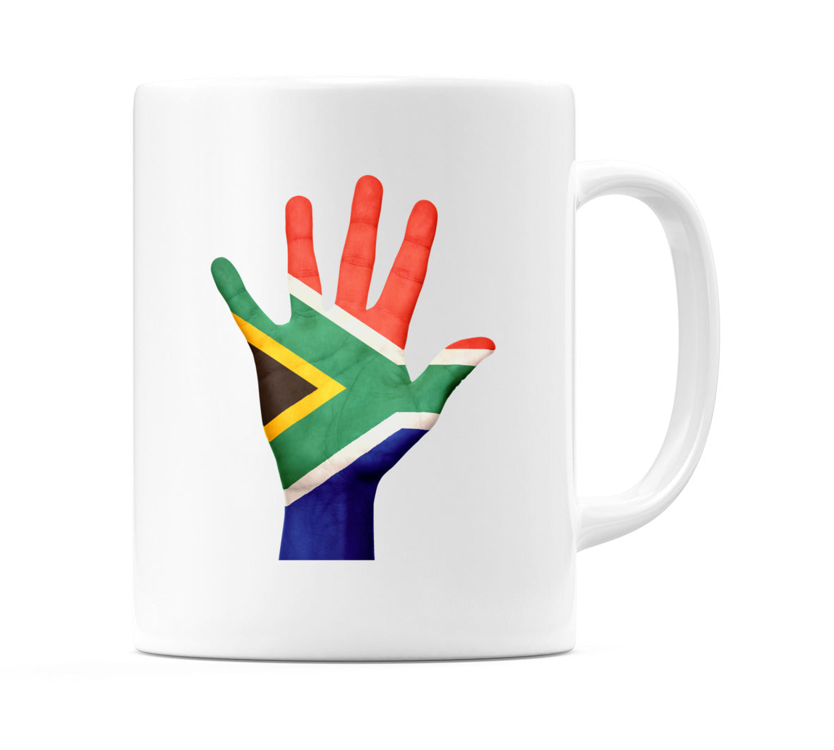 South Africa Hand Flag Mug