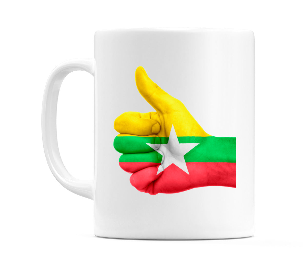Burma Thumbs up Flag Mug
