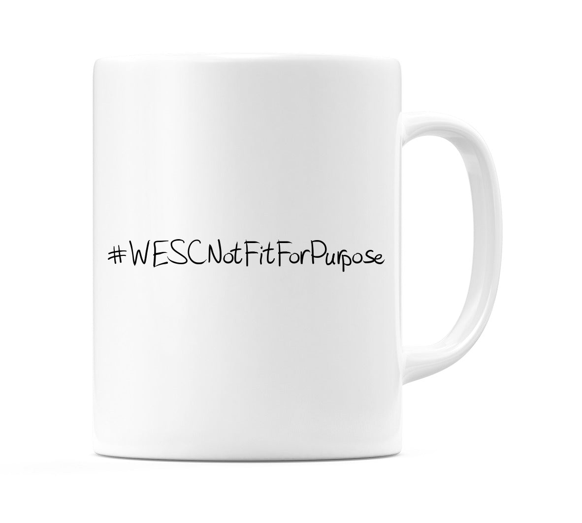 #WESCNotFitForPurpose Mug