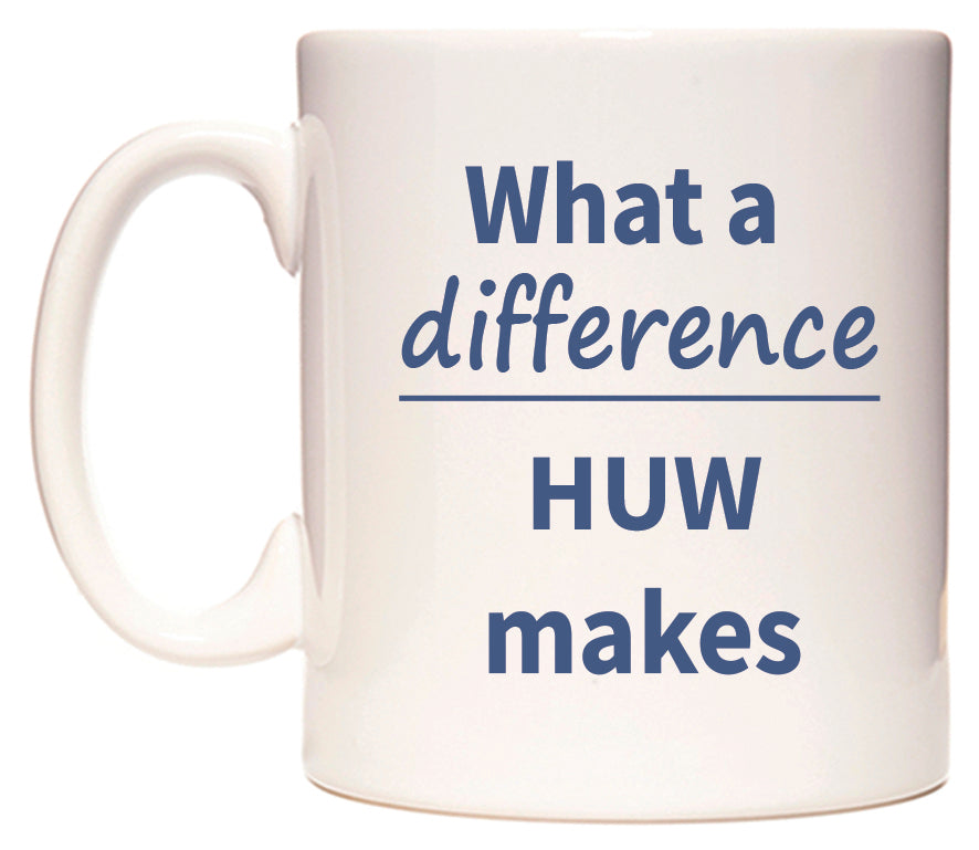 What a difference HUW makes Mug
